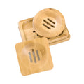 Handmade Biodegradable Natural Wooden Bamboo Soap Holder Bathroom Shower Soap Dishes Eco-Friendly Bath & Toilet Supplies