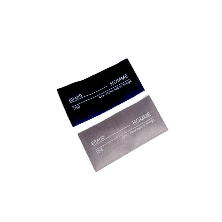 2023 Fashion Design Private Logo Neck Woven Clothes Tag Neck Label Labels for Apparel Clothing Accessories