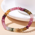 Fine Jewelry Luxury Natural Healing Crystal Bracelet Beautiful Real Tourmaline Bracelet for Woman Decoration Beads Bracelet