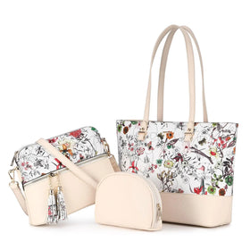 LOVEVOOK Factory OEM/ODM Women Fashion Synthetic Leather Tote Purses Shoulder Bag Top Handle Satchel Purse and Handbags Set