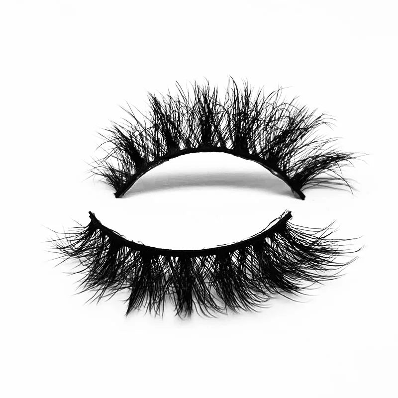 Handmade Natural 3D Faux Mink Eyelashes Best Quality False Eyelashes Premium Full Strip Eyelashes