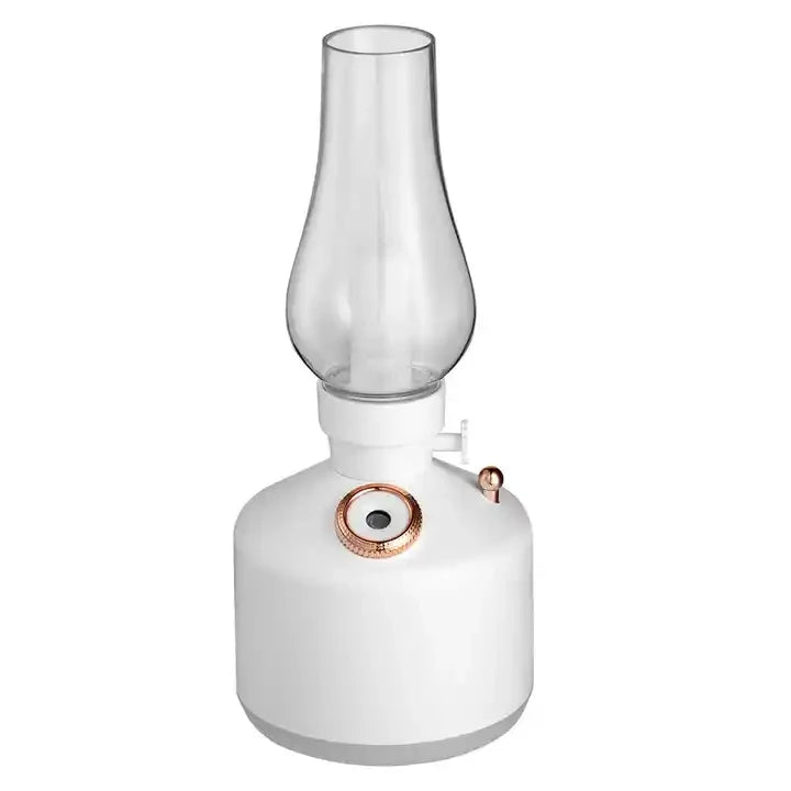 Vintage Lamp Ultrasonic Humidifier Aromatherapy Essential Oil Diffuser USB Rechargeable Air Purifier  Retro Aroma Diffuser