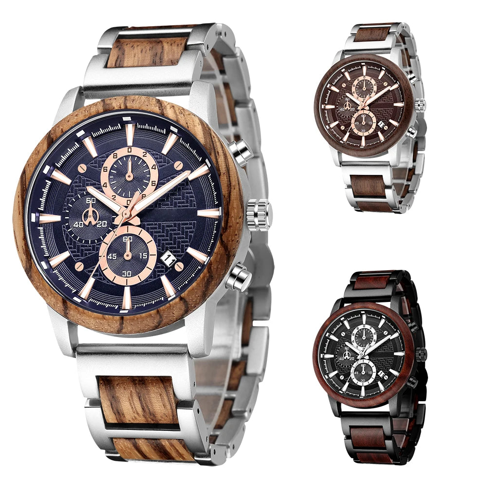 Customized Wooden Watches for Men Wrist and Woman