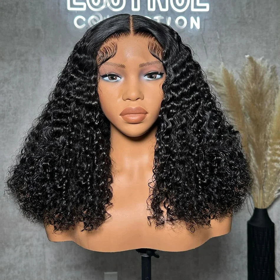 HD 360 for Remy Hair Deep Curly Wave Short for Cut Bob Wigs Wholesale
