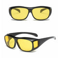 Polarized Day Night Driving Glasses Anti Glare Sunglasses for Men Women High Definition Night Vision Wrap Sunglasses