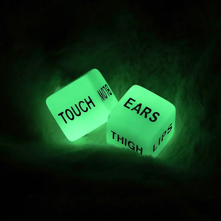 Love Dice Glow in Dark Funny Sex Dice Adult Toys Couple Lovers Games Sex Party Toy Adult Sex Toys for Couples