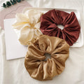 SP 2021 New Arrived Women Fashion Hair Accessories Elastic Silk Hair Ties Jumbo Silk Oversize Scrunchies