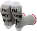 High Black Crew Christian Faith 'I'm Not Sleeping I'm Praying' Logo Casual High-Cut Woven Pastor Appreciation Gift Packaging