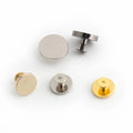 Nolvo World Accesseries Feet Screw Metal Studs Copper Rivet Screw Bag Bottom for Shoe Belt Leather Handbag Belt Purse