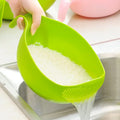 Fruit Vegetable Bowl Drainer Cleaning Tools Rice Washing Filter Strainer Basket Colander Sieve