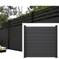 Factory Direct Sale CE Certificate DIY Plastic Wood Timber Composite Garden Wpc Composite Fence With Gap