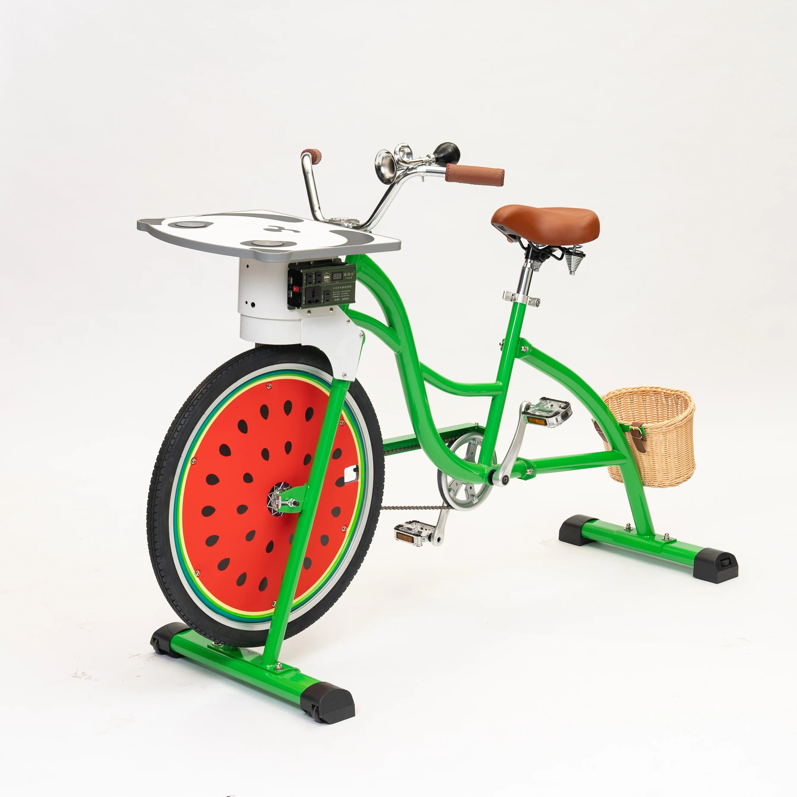 EXI New Machine Bicycle Pedal Power Generator Bike Adult Fixed Gear Bike Mobile Phone Charging Unicycle Bike Aluminum Alloy Easy