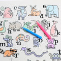 Kids Washable Silicone Baby Placemat for Painting Silicone Coloring Drawing Table Mat