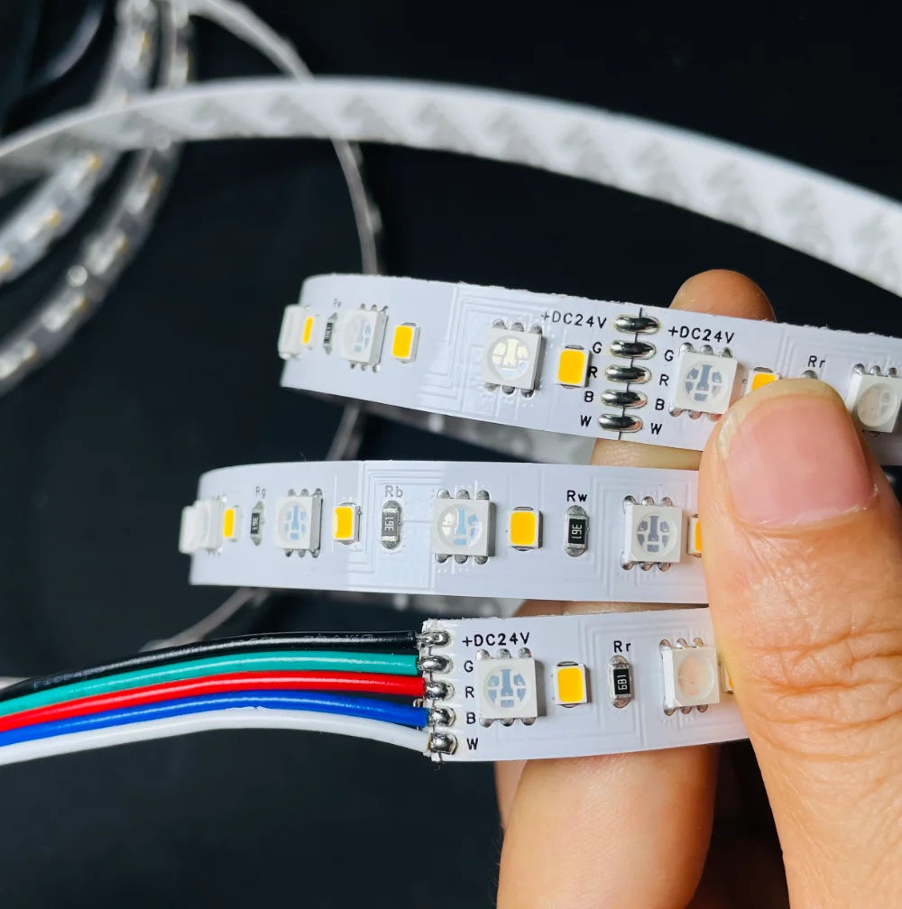 2700K 3000K 4000K 6000K Rgbw Led Light Strip 10mm Cuttable Rgbw Led Strip Light DC24V 12MM Led Strip Rgbw for Linear Light