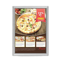 Rectangular A4 Aluminum Snap Frame Light Box LED Sign Display Advertising Hanging Square Pattern Lightbox for Wall Signature
