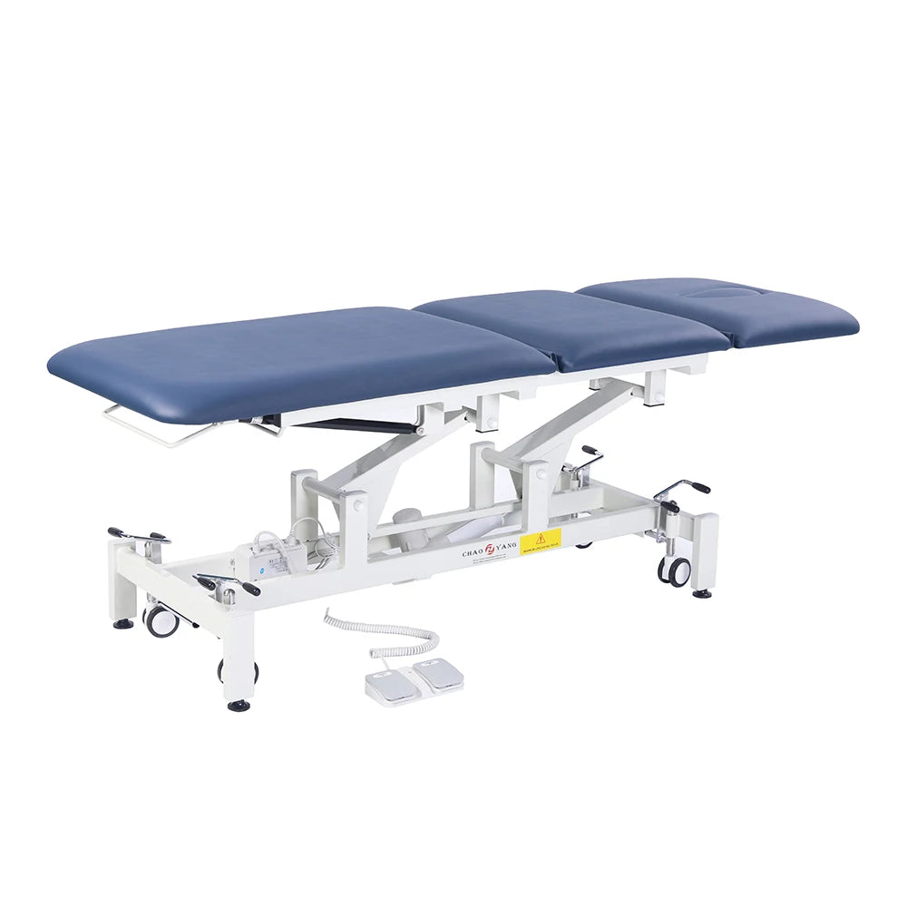 Mobile Examination Massage Equipment Clinic Electric Bed Cushion Motor Physical Therapy Table Osteopathic Treatment Table