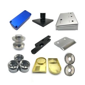 Custom Precision Machined Milling Turning CNC Metal Parts Mass Production Fabrication in Stainless Steel and Titanium