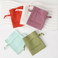 PUPPYSEW  High Quality Microfiber Jewelry Bags Necklace Earrings Packaging Pouch  Jewelry Drawstring Bag With  Logo