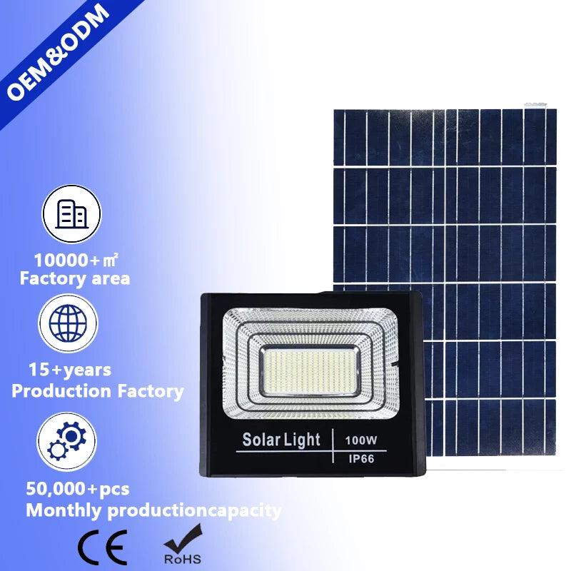 Super Brightness Rechargeable Waterproof 500w Motion Sensor Outdoor Solar Outdoor Flood Light