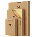 Wholesale 80g Kraft Self-Adhesive A4 Label Paper Laserjet Printable Tags for Candle and Craft Packaging