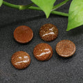 HZ Round Gold Sand Stone Wholesale Cheap Price Cabochon Gemstone