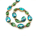 Manufacture Carnival Garment Accessories Green Resin Rhinestone Trimming