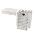 Private Label Acrylic Eyelash Extension Storage Box Makeup Organizer Eye Lash Tray Holder Glue Pallet Acrylic Lash Box