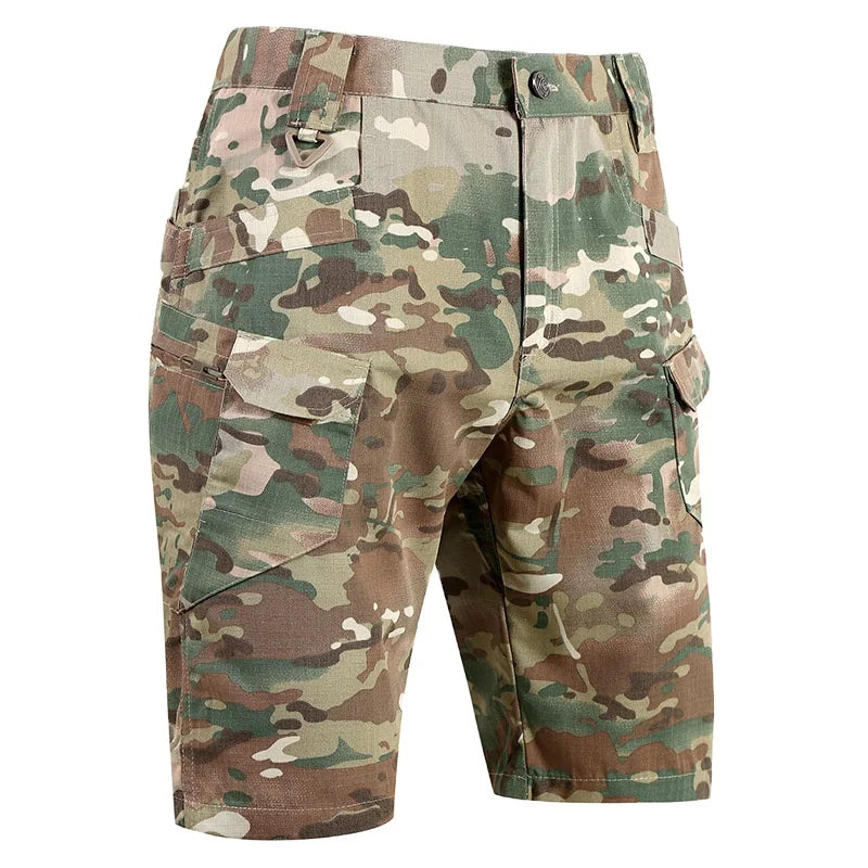 New Arrival Custom Cargo Shorts in Unique Style Wear-Resistant Multi Pockets Sweat Short Tactical Pants for Men