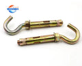 Galvanized Steel Sleeve Anchor with Eye Bolt Hook Bolt Inch Measurement System Wall Concrete Expansion Anchor Bolts Box Packed