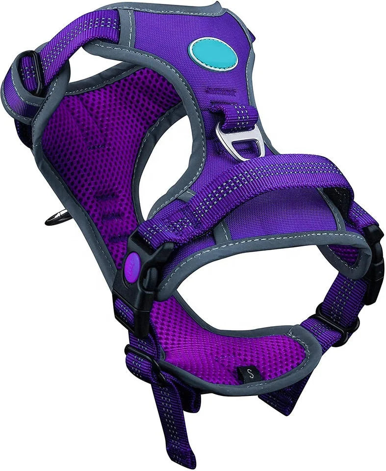 Pet Harness Vest Dog Nylon Padded Thickened Straps Soft Handle Sport Fashion