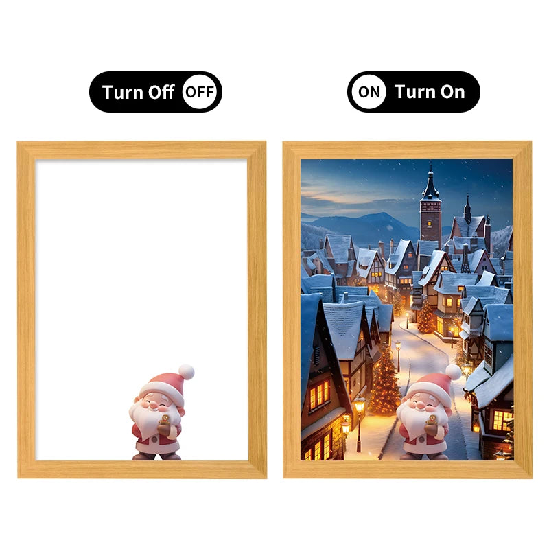 Tiktok Hot Selling Modern Home Decoration Photo Frame LED Painting