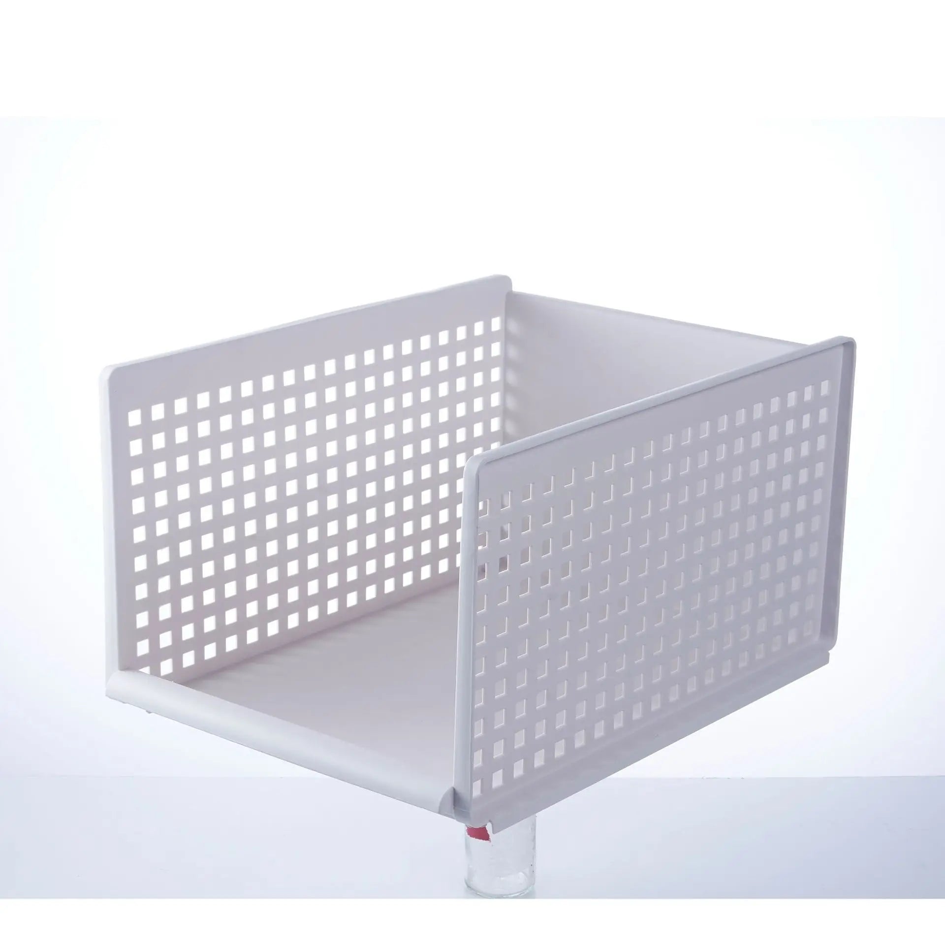 Folding Plastic Stackable Space-Saving Modern Clothing Storage Drawer for Home Closet Bathroom & Offices