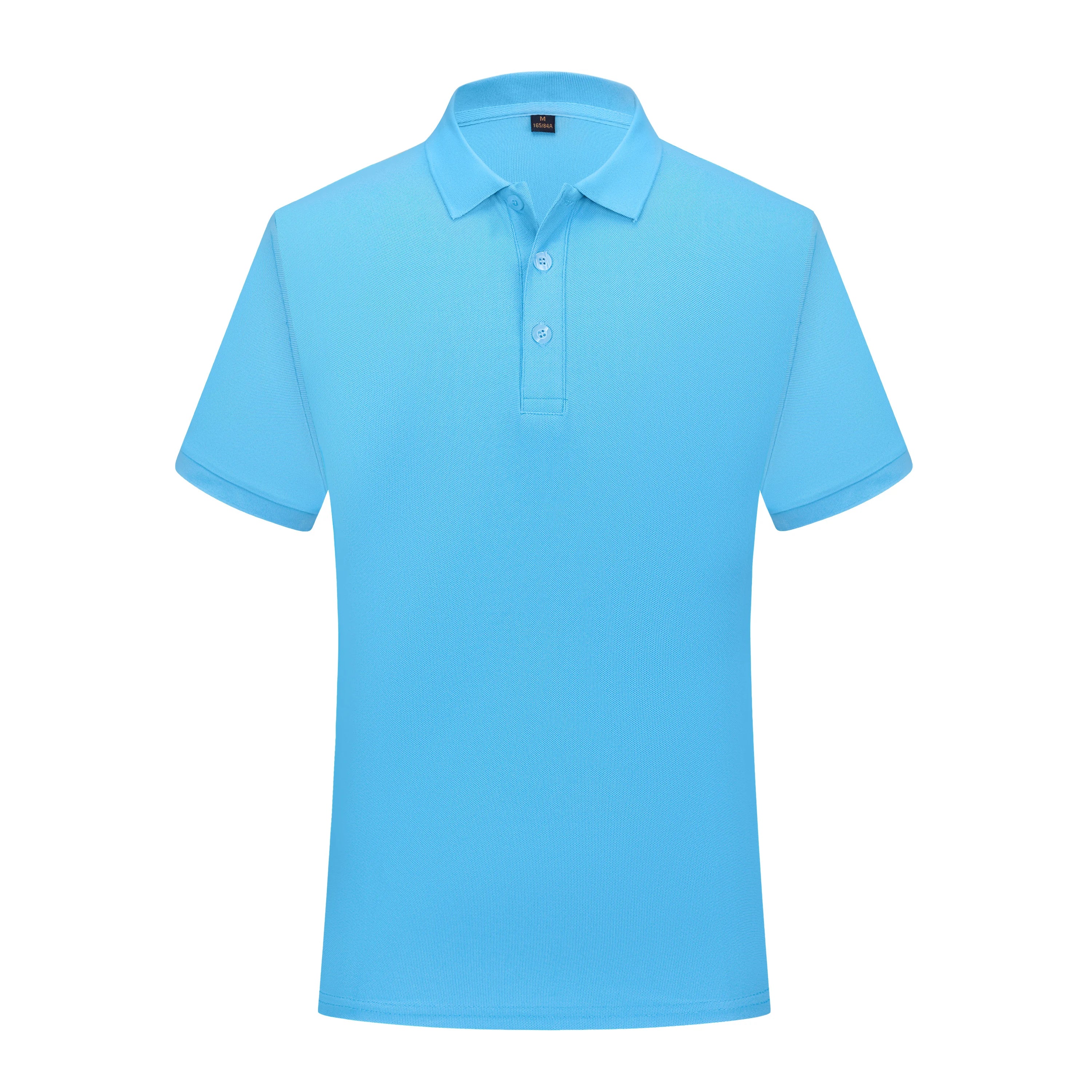 Latest Colorful Summer Short Sleeve Classic Polo Shirt 200 Grams Cotton Blend Custom logo Embroidery Men's Lapel Polo Shirt