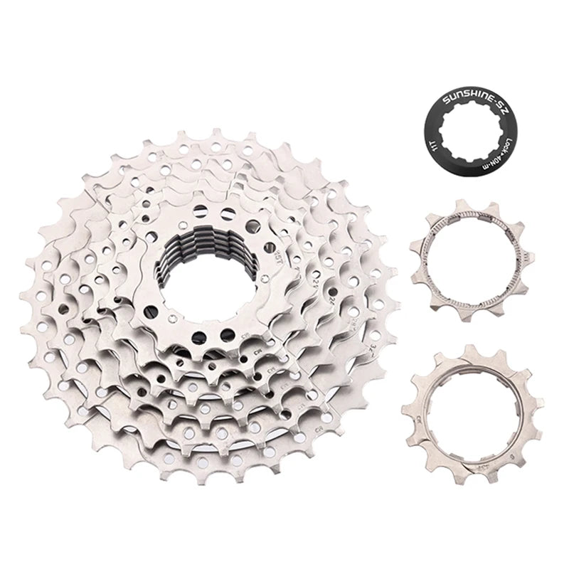 Sunshine 8/9/10/11/12 Speed Road Bike Cassette Bicycle Freewheel Sprocket for  SRAM HG Hub