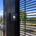 4mm Anti-Climb Security Fencing PVC Coated Trellis Fence Clear View Residential Gates Custom Heat Treated Iron