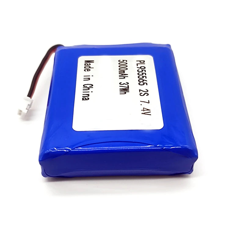 Lipo Flat Battery Rechargeable 5000mah 4500mah 7.4 Volt Battery Pack