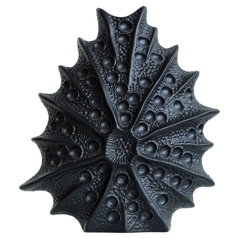 High-End Creative Sea Urchin Ceramic Vase Modern Design Tabletop Ornament for Wedding Home Desktop Flower Arrangement New Style