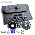 Giveaway Mini Gifts EDC Gadgets 20-in-1 Bicycle Shape Custom Logo Laser Engraved Modern Multi Function Tool Card Metal Black