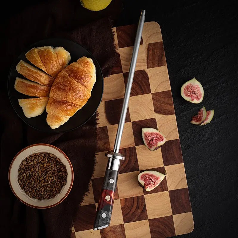 High-end Professional Kitchen Knife Blade Sharpener Diamond Sharpening Rod