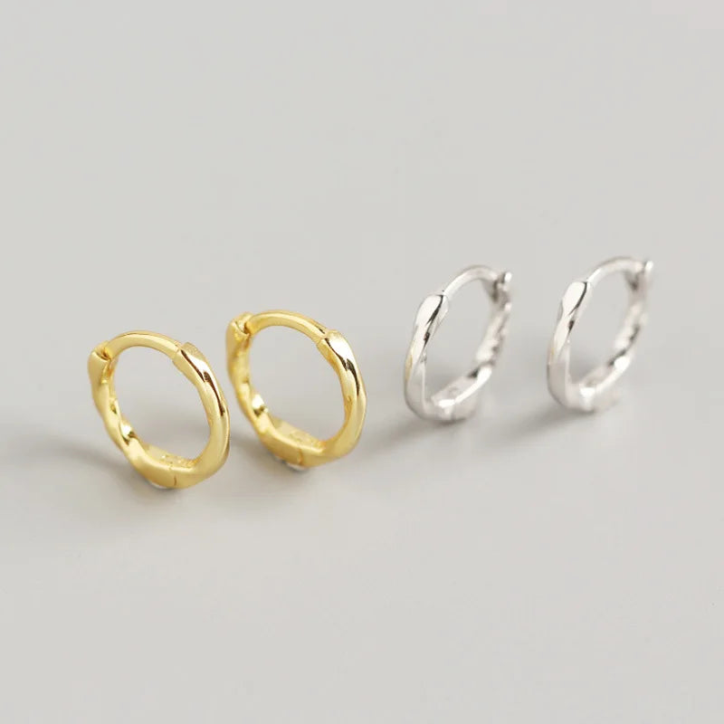 YHE0212 Yiwu Busheng 925 Sterling Silver Earrings Wholesale Gold Plated Minimalist  Earrings Stud for Women 2020 Jewelry