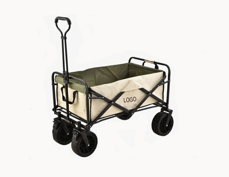 5 Inches Foldable Small Cart with WheelsOutdoor Camping CarCollapsible Wagon for SportsShoppingBeach