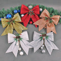 Popular Pine Cone Bow Tie Large DIY Christmas Tree Hanging Ornaments Scene Layout Accessory Pendant