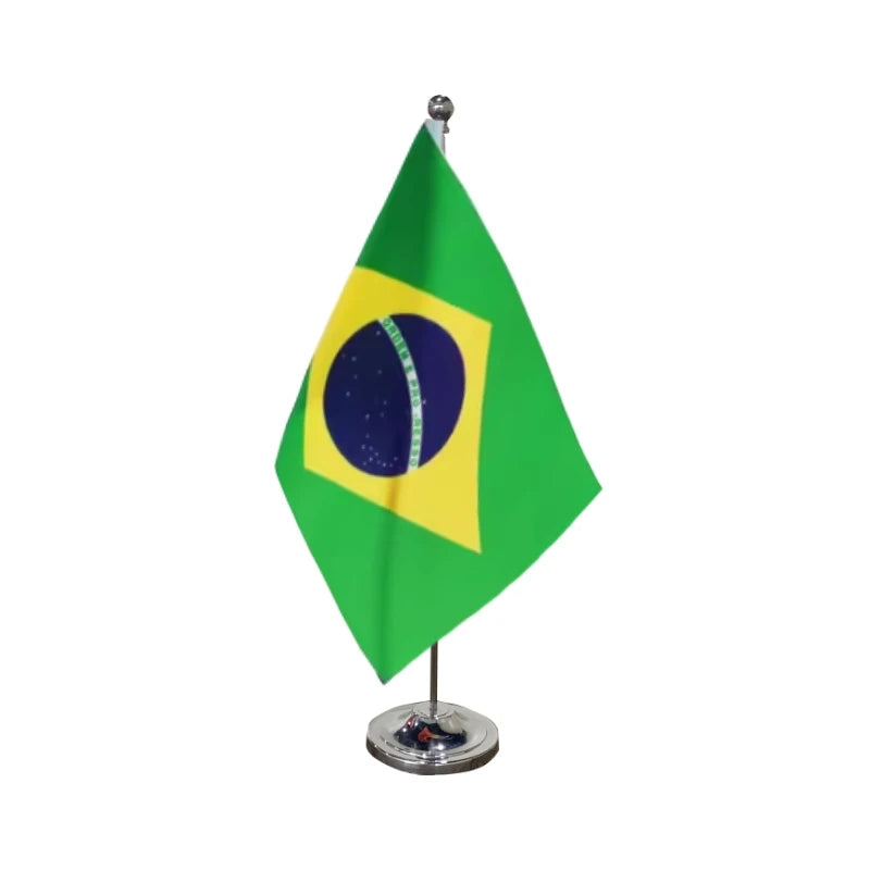 Custom Pole Supplier Top Seller 2022 World Flags Office Flag Table Flagtable Top Desk Flagtable Flag Stand
