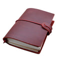 Classic Handmade Creative Genuine Leather Crazy Horse Planner Travel Journal Refillable Writing Pocket Notebook