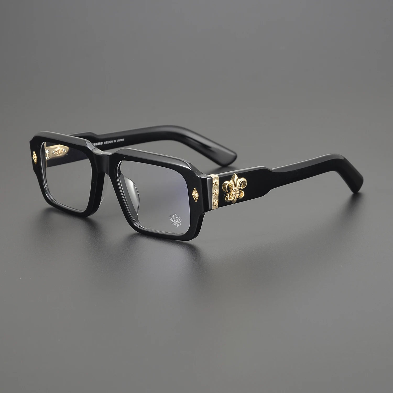 Decorative Optical Lenses With Custom Magnifying Trends Acetate Flat Rectangular Prescription Eyeglass Frame Glasses for Women