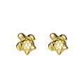 Fashion Minimalist Jewelry 925 Sterling Silver Small Earrings Simple Marine Animal Sea Turtle Gold Plated Stud Earrings Women