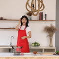 Kitchen Cooking Chef Custom Printed Logo Apron for Nail Techs Customized Salon Barber Work Waitress Apron