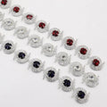 JFRC040 Wholesale Crystal Rhinestone Chain Trimming Bridal Sash Rhinestone Trim Applique Wedding Belt Garment Accessories