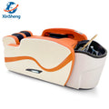 Synthetic Leather Separated Sink Shampoo Bed  Beauty Salon Electric Massage Shampoo Chair with Bowl