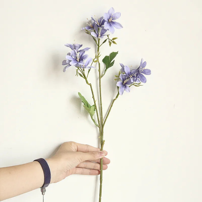 Hot Sale Silk Freesia Refracta Artificial Orchid Flowers for Home Decoration
